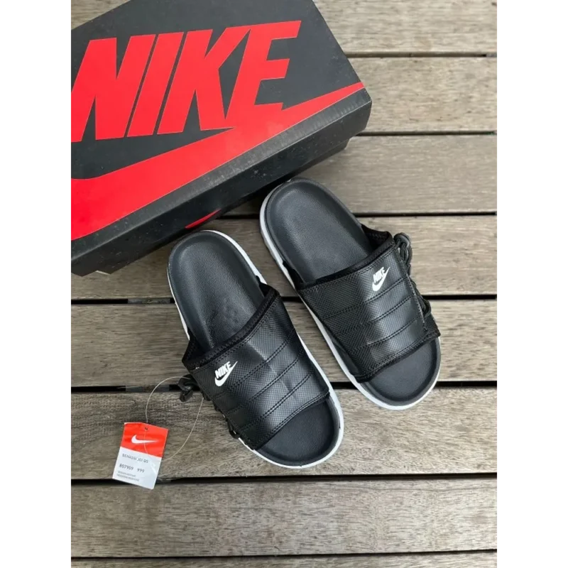 Trendy Nike Asuna Black Slide For Men (BH981)