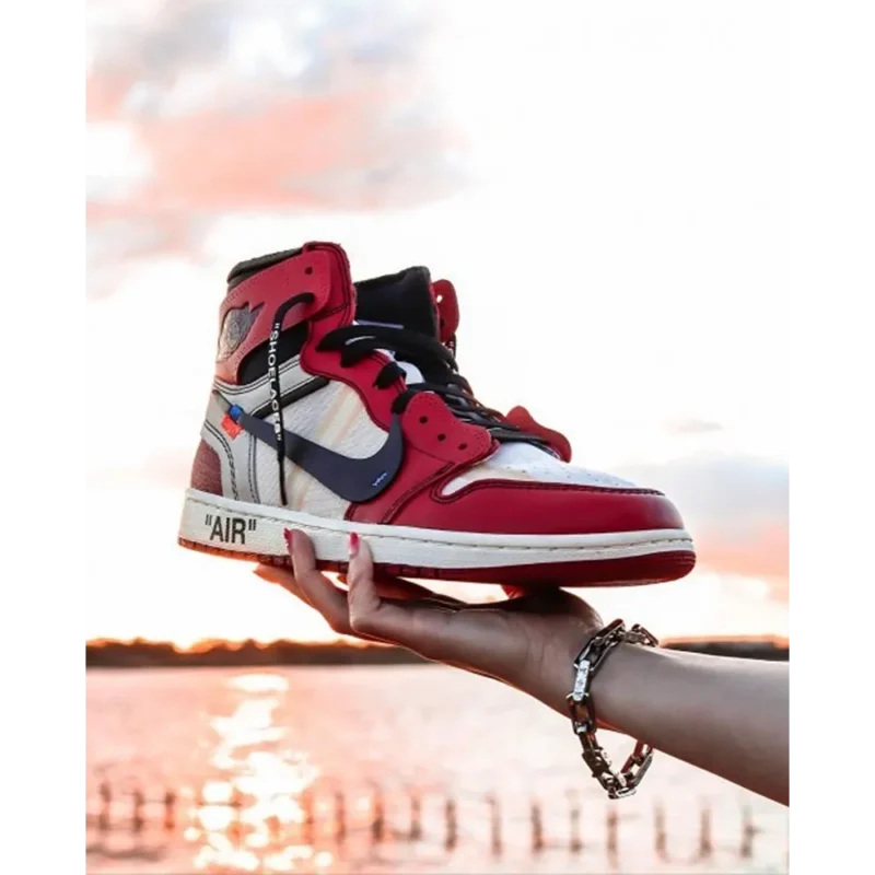 Premium Nike Air Jordan Retro 1 X Off White Chicago Shoes For Men (QT300)