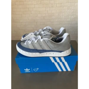 Stylish Adidas Human Made X Adimatic Nevy Blue Dark Grey Shoes For Men (QT237)