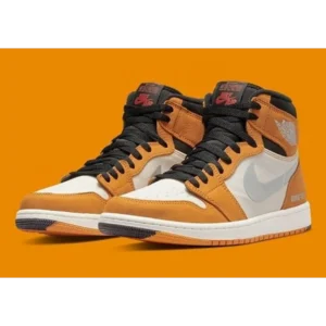 Stylish Air Jordan Retro 1 High Element Gore Tex Light Curry Shoes For Men (QT217)