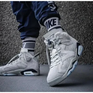 Stylish Air Jordan Retro 6 Georgetown Shoes For Men (QT214)