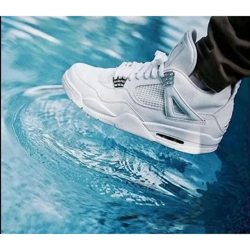 Stylish Air Jordan Retro 4 Pure Money Shoes For Men (QT211)