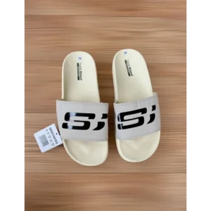 Stylish Skechers Hyper Burst Cream Slide For Men (QT132)