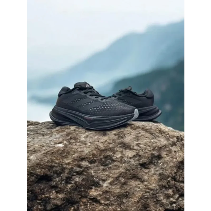 Classy Adidas Supernova Rise Black Red Shoes For Men (LL631)