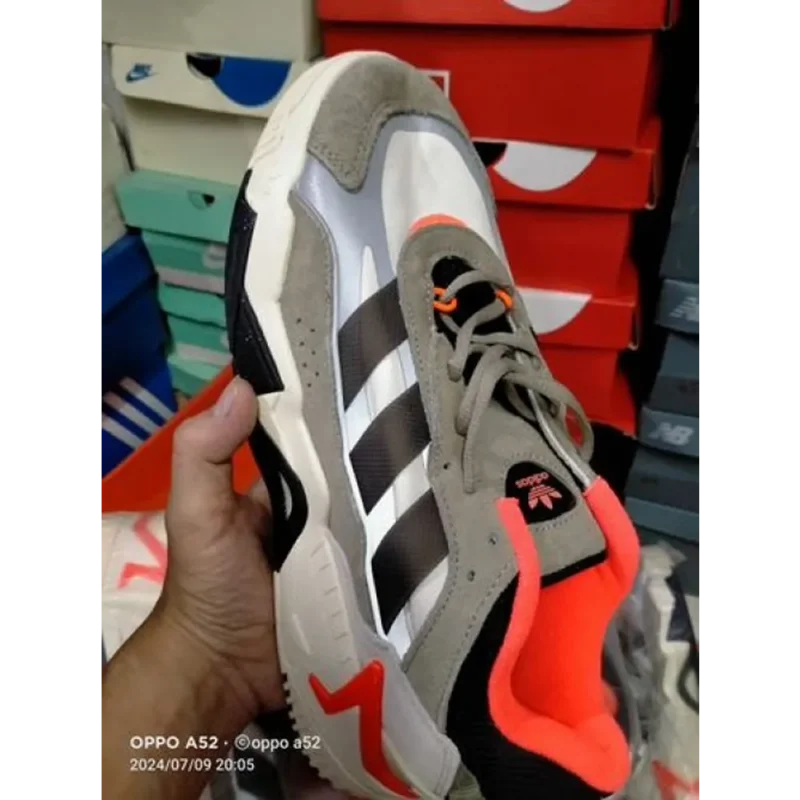 Classy Adidas Niteball Ll Khaki Black Shoes For Men (LL529)