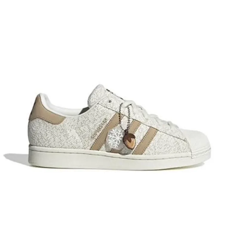 Classy Adidas Superstar Winter Beige Shoes For Men (LL554)