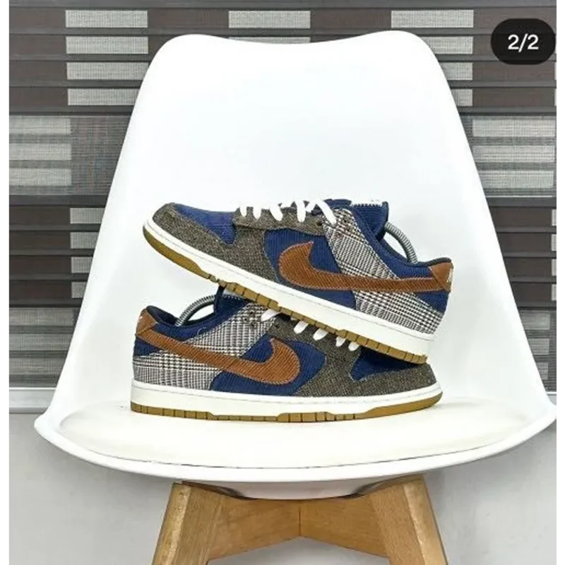 Premium Nike Sb Dunk Low Midnight Navy Ale Brown Pale Ivory Shoes For Men (LL520)