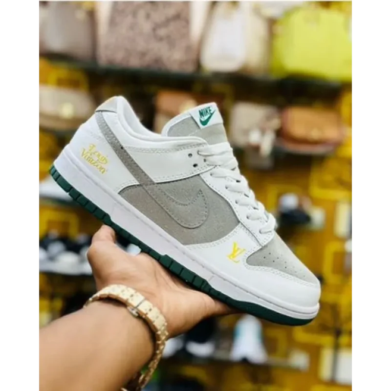 Premium Nike Sb Dunk Low Lv White Green Shoes For Men (LL516)