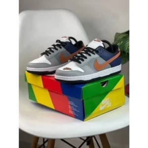 Premium Nike Dunk Low Ekin White Neutral Grey Orange Shoes For Men (LL513)