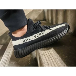 Premium Adidas Yeezy 350 V2 Core Black White Shoes For Men (QT243)