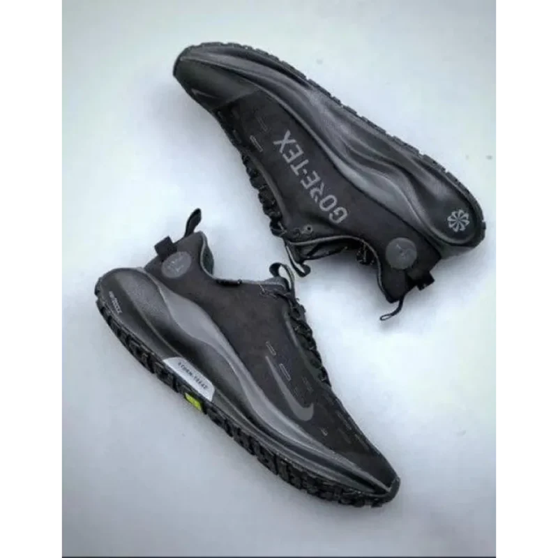 Stylish Nike Infinity Run 4 ReactX Gore-Tex All-Black Shoes For Men (SW5631)