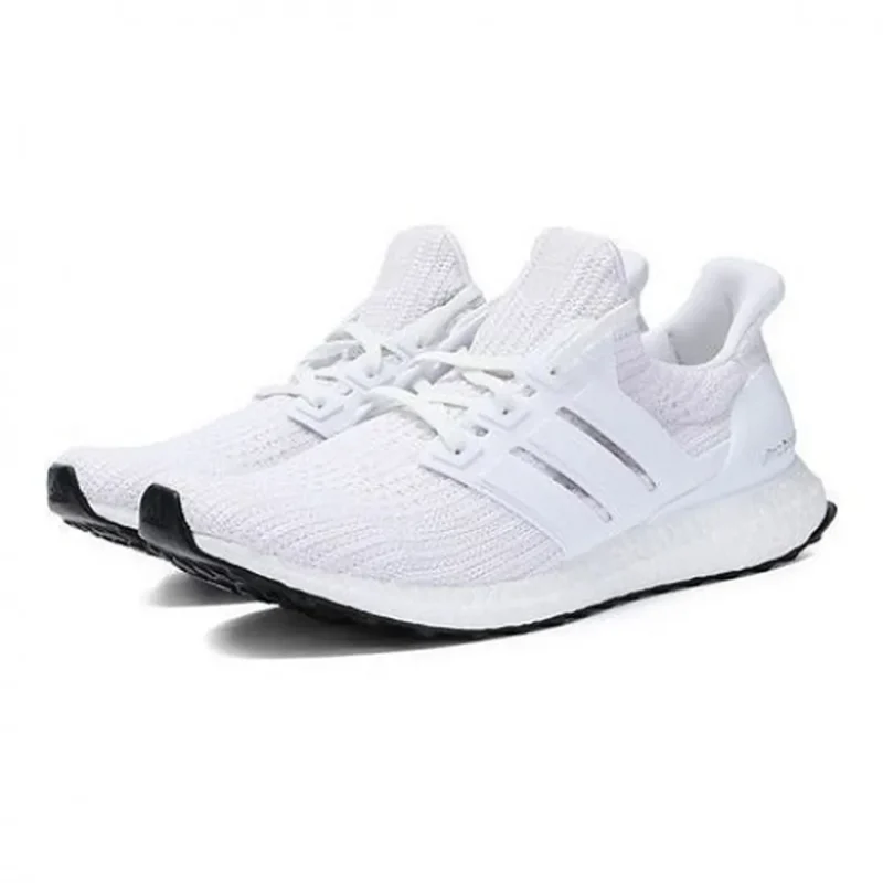 Premium Adidas Ultra Boost 3.0 Triple White Shoes For Men (QT303)