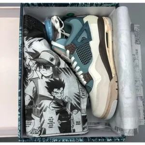 Imported Nike Air Jordan Retro 4 Snorlax Custom Shoes For Men (SW5924)