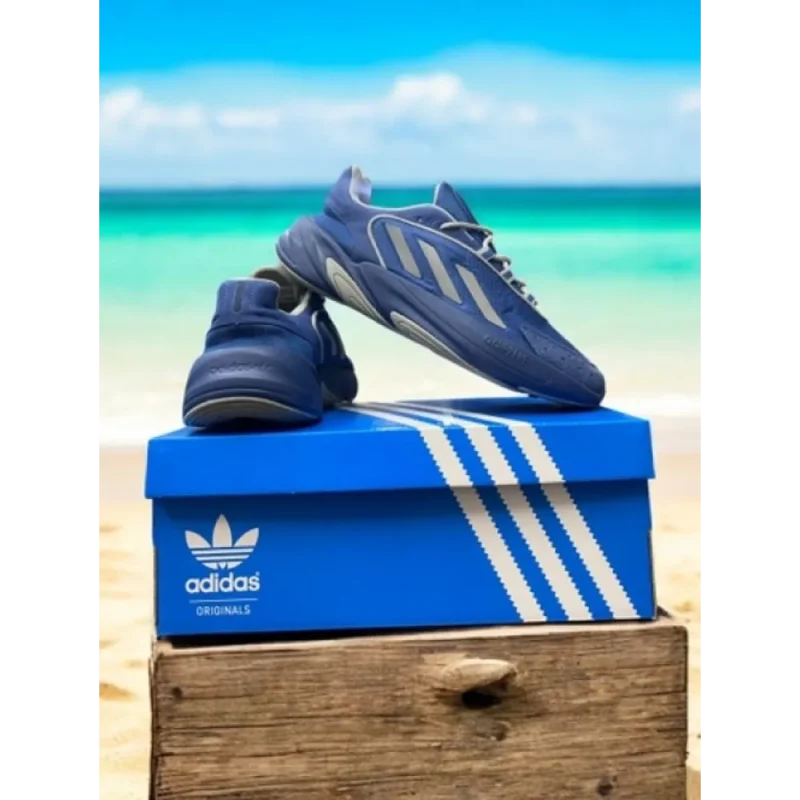 Trendy Adidas Ozelia Navy Blue Grey Shoes For Men (CSO4578)