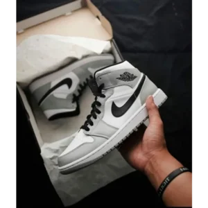 Premium Nike Air Jordan Retro 1 Mid Smoke Grey Shoes For Men (QT271)