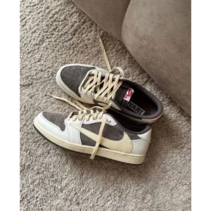 Imported Nike Air Jordan 1 Low Travis Scott Reverse Mocha Shoes For Men (SW5930)