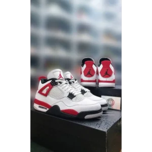 Classy Nike Air Jordan Retro 4 Red Shoes For Men (SHH07792)