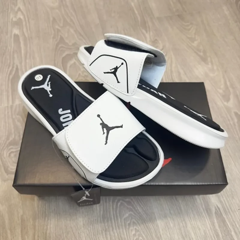 Trendy Air Jordan Ultra Comfort White Flip Flops For Men (BH984)