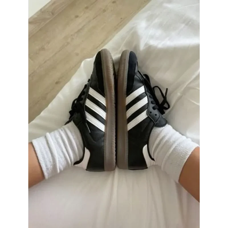 Trendy Adidas Samba Black Shoes For Men (SHUB731)