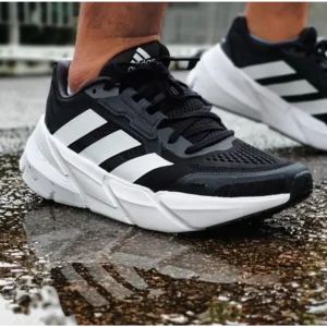 Classy Adidas Adistar Turbo Black White Shoes For Men (SHH07710)