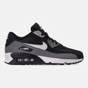 Stylish Nike Air Max 90 Essential Black Grey Shoes For Men (HOF958)
