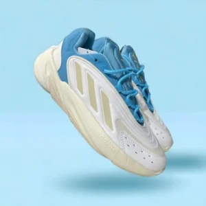 Trendy Adidas Ozelia White Alumina Hazy Blue Shoes For Men (SHUB522)