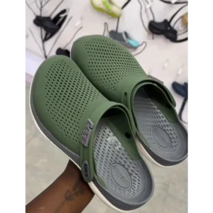 Premium Crocs 360 Lite Ride Green Grey Shoes For Men (QT316)