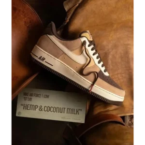 Stylish Nike Air Force 1 Hemp Coconut Milk Shoes For Men (SW5640)
