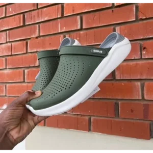 Premium Crocs Lite Ride Olive Green Neon For Men (TS714)