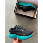 Trendy Skechers Go Run Max Road Black Blue Shoes For Men (TS716)