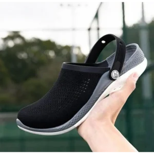 Premium Crocs Lite Ride 360 Black White Clogs For Men (TS776)