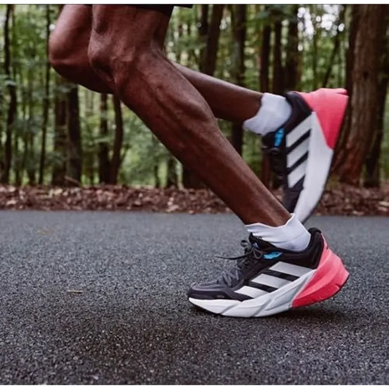 Stylish Adidas Adistar Black White Red Shoes For Men (SP18)