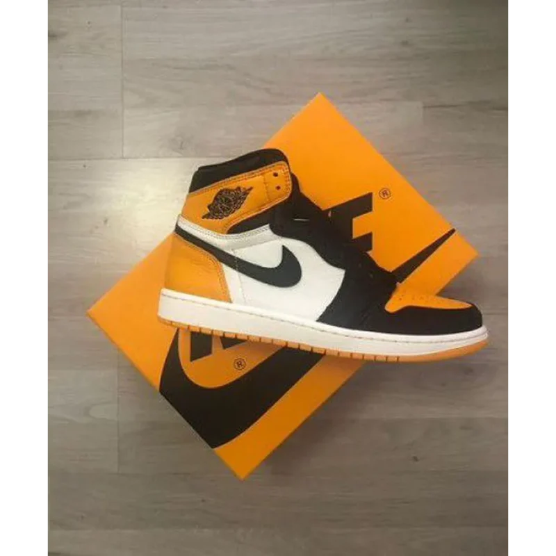 Stylish Nike Air Jordan Retro 1 High Taxi Shoes For Men (SP62)