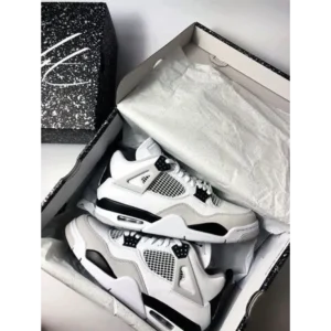 Stylish Nike Air Jordan Retro 4 Military Shoes For Men (SP63)