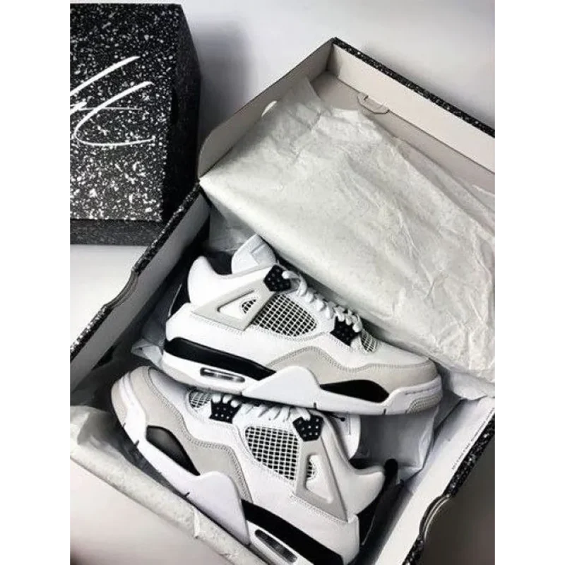 Stylish Nike Air Jordan Retro 4 Military Shoes For Men (SP63)