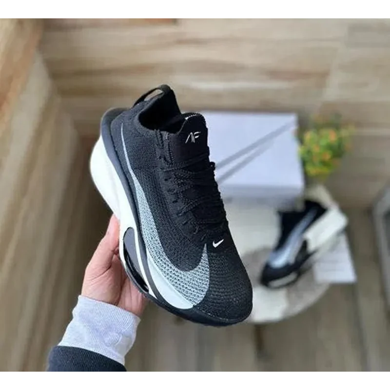 Stylish Nike Air Zoom Alphafly 3 Black Shoes For Men (SP80)