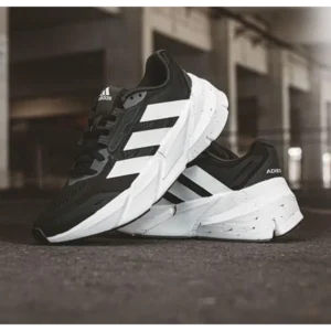 Stylish Adidas Adistar Turbo Black White Shoes For Men (SP87)