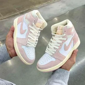 Stylish Nike Air Jordan Retro 1 Washed Pink Shoes For Women (SF20)