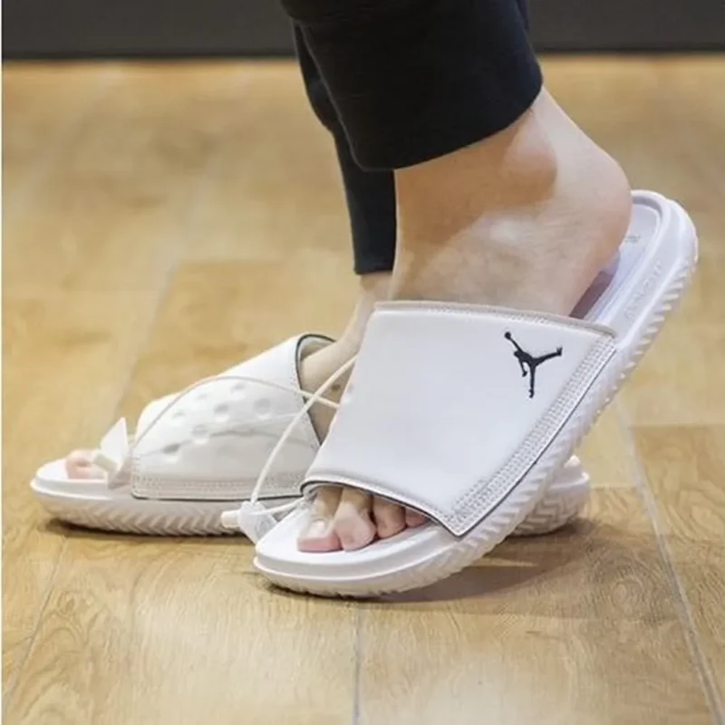 Trendy Air Jordan Super Play White Slide For Men (TS924)
