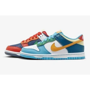 Trendy Nike Dunk Low BG Multi Color Multi Color Shoes For Men (SP134)