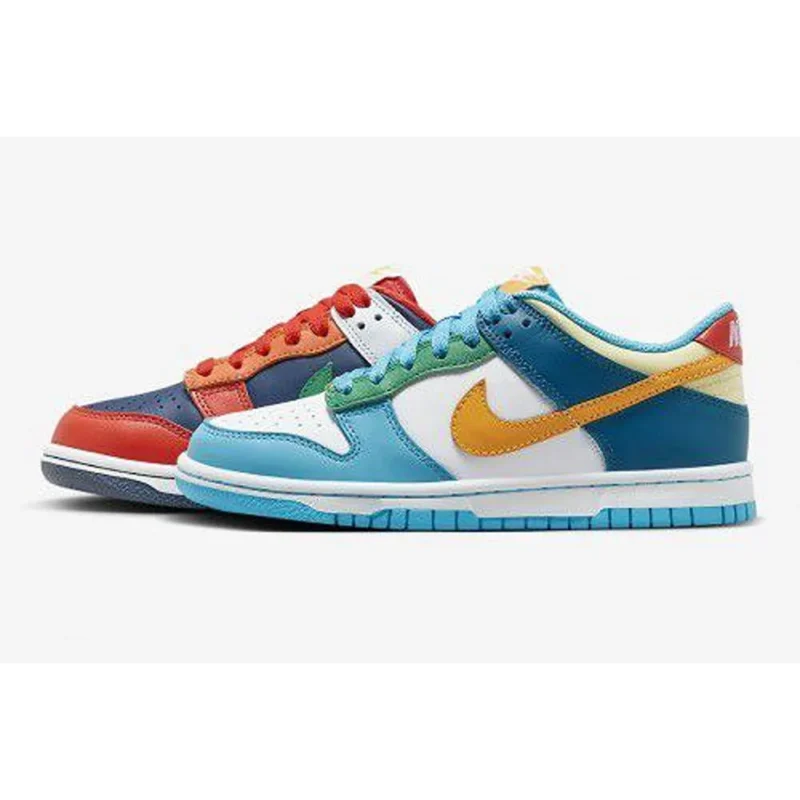 Trendy Nike Dunk Low BG Multi Color Multi Color Shoes For Men (SP134)