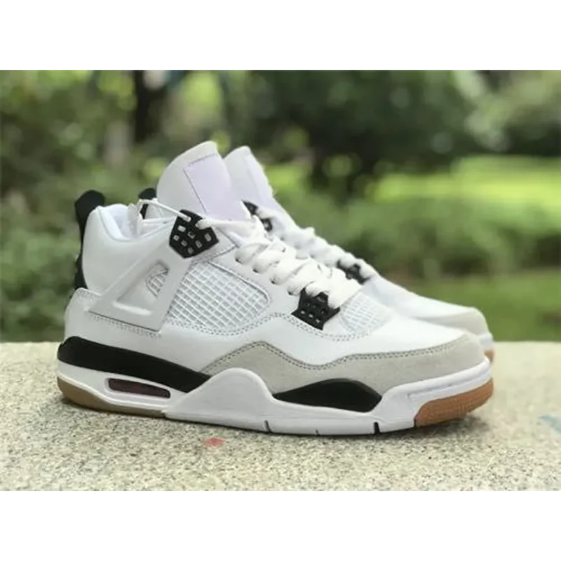 Trendy Nike Air Jordan Retro 4 SB Military Black Shoes For Men (SP155)