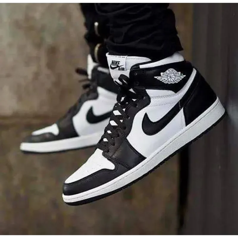 Trendy Air Jordan Retro 1 Black White Shoes For Men (SP193)