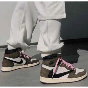 Trendy Air Jordan Retro 1 Travis Scott High Shoes For Men (SF32)