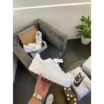 Stylish Nike Airforce 1 Low Pure White Shoes For Men (S1H24)