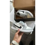 Trendy Nike Air Jordan Retro 1 Low Wolf Grey Shoes For Men (S1H34)