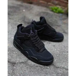 Trendy Air Jordan Retro 4 Black Cat Shoes For Men (SF114)
