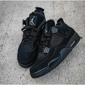 Trendy Air Jordan Retro 4 Black Cat Shoes For Men (SF119)
