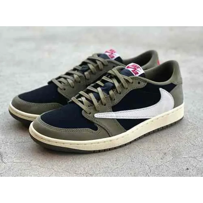 Premium Air Jordan Retro 1 Travis Scott Brown Shoes For Men (BME28)