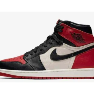 Premium Nike Air Jordan Retro 1 Bred Toe High Shoes For Men (BME81)